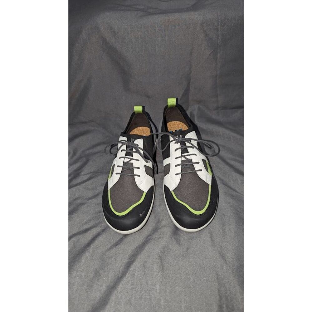 Womens Wolky Walking Comfort Sneaker green, black, and white SZ: EU 37/ US 6.5
